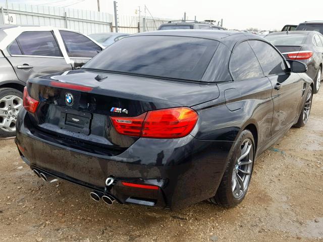 WBS3U9C54GP968612 - 2016 BMW M4 BLACK photo 4