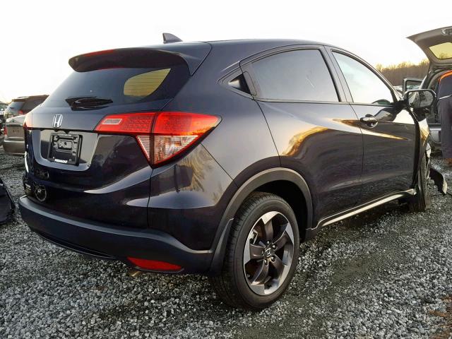 3CZRU5H51JM700871 - 2018 HONDA HR-V EX BLACK photo 4