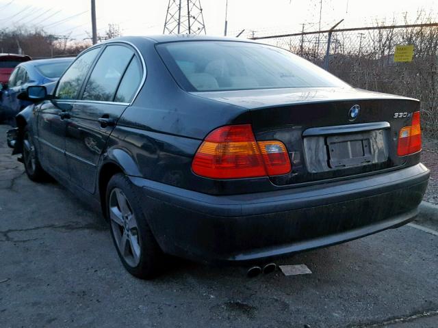 WBAEW53405PN38774 - 2005 BMW 330 XI BLACK photo 3