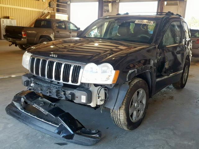 1J4HR58285C573241 - 2005 JEEP GRAND CHER BLACK photo 2