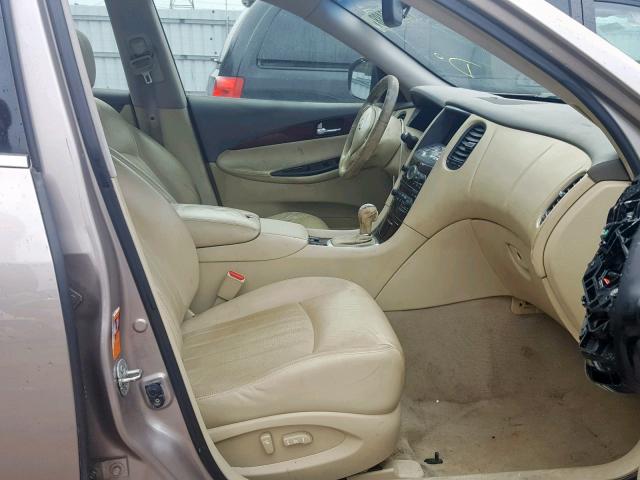 JNKAJ09F58M356729 - 2008 INFINITI EX35 BASE Bej foto 5