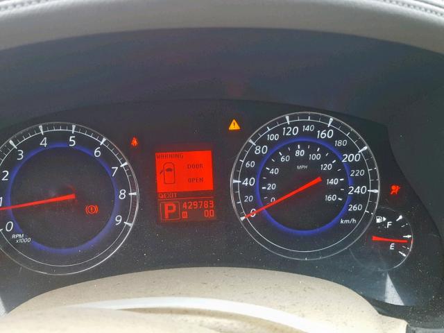 JNKAJ09F58M356729 - 2008 INFINITI EX35 BASE Bej foto 8