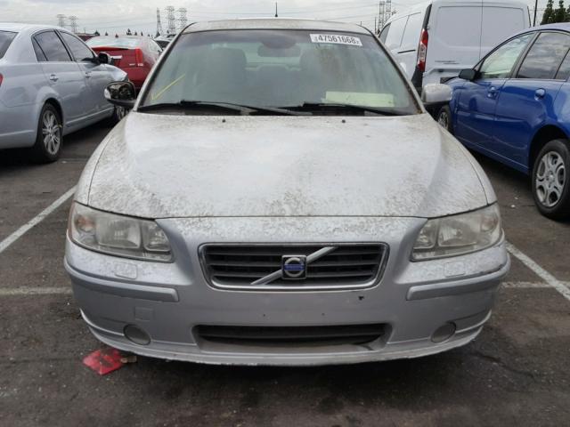 YV1RS592882693705 - 2008 VOLVO S60 2.5T SILVER photo 9