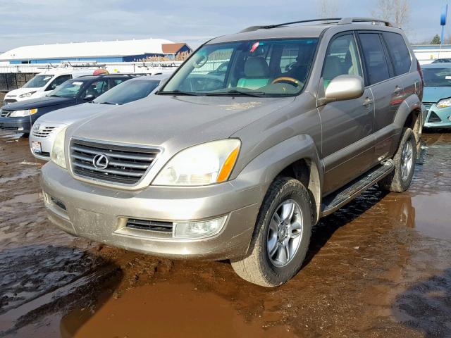 JTJBT20XX50089850 - 2005 LEXUS GX 470 TAN photo 2