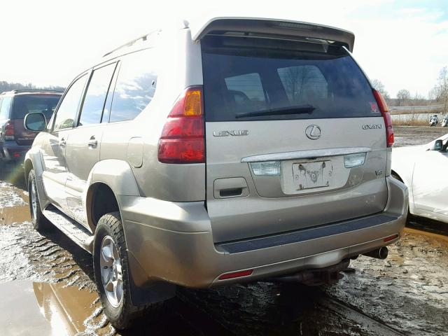 JTJBT20XX50089850 - 2005 LEXUS GX 470 TAN photo 3