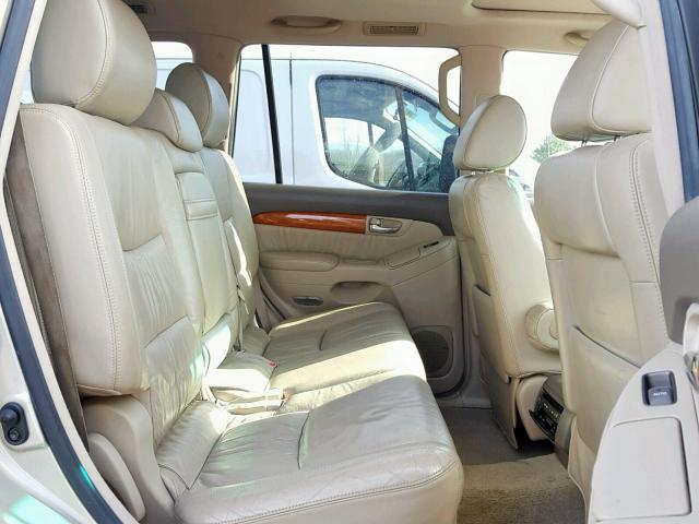 JTJBT20XX50089850 - 2005 LEXUS GX 470 TAN photo 6