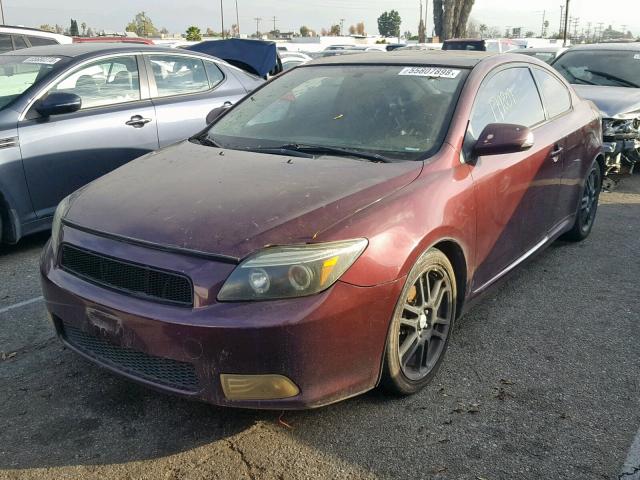 JTKDE177260109198 - 2006 TOYOTA SCION TC Bordo foto 2