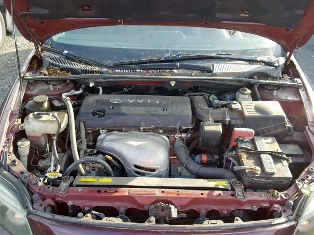 JTKDE177260109198 - 2006 TOYOTA SCION TC Bordo foto 7