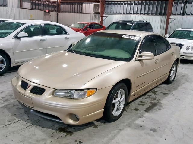 1G2WP52K5YF196337 - 2000 PONTIAC GRAND PRIX GOLD photo 2