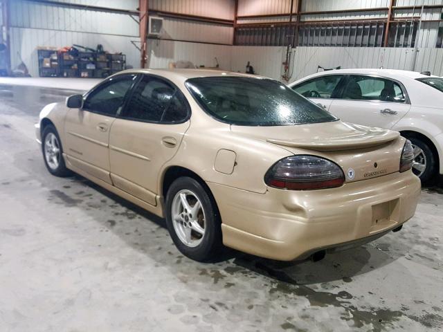 1G2WP52K5YF196337 - 2000 PONTIAC GRAND PRIX GOLD photo 3