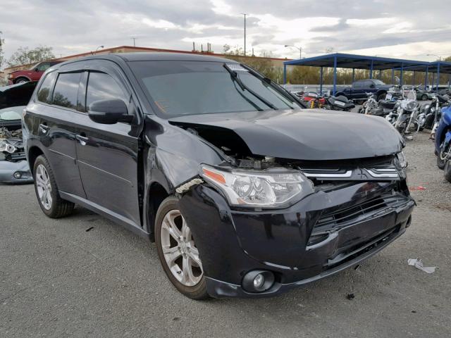 JA4AD3A34EZ001328 - 2014 MITSUBISHI OUTLANDER BLACK photo 1