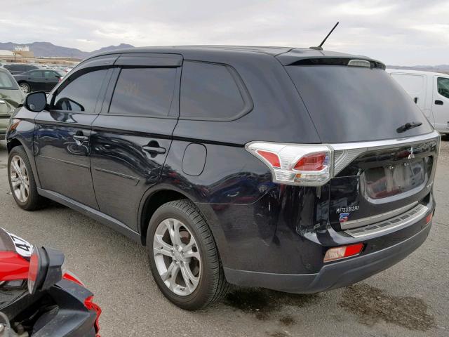 JA4AD3A34EZ001328 - 2014 MITSUBISHI OUTLANDER BLACK photo 3