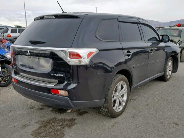 JA4AD3A34EZ001328 - 2014 MITSUBISHI OUTLANDER BLACK photo 4