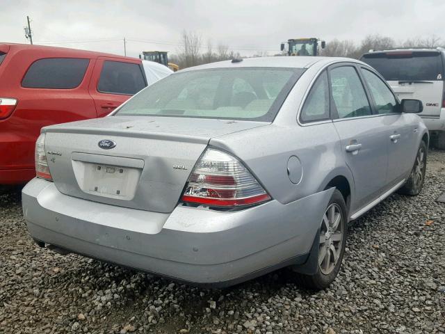 1FAHP24W29G126332 - 2009 FORD TAURUS SEL SILVER photo 4