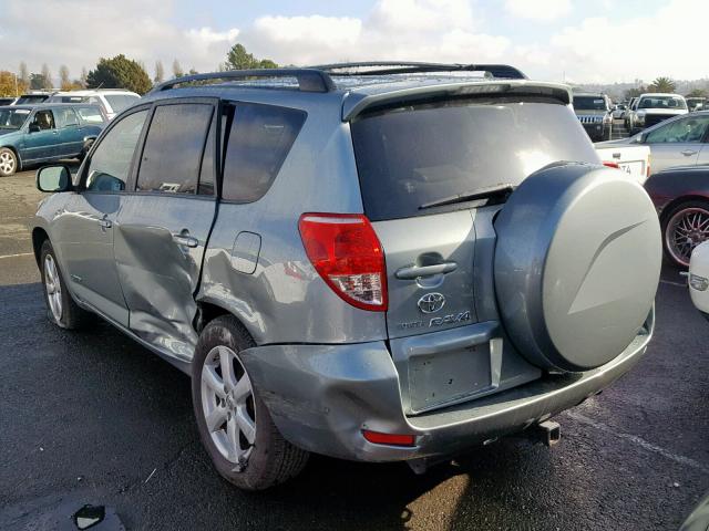 JTMZD31V666013753 - 2006 TOYOTA RAV4 LIMIT SILVER photo 3