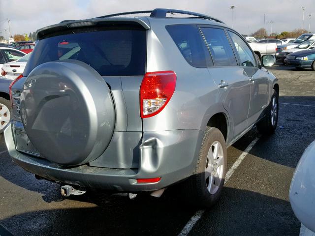 JTMZD31V666013753 - 2006 TOYOTA RAV4 LIMIT SILVER photo 4