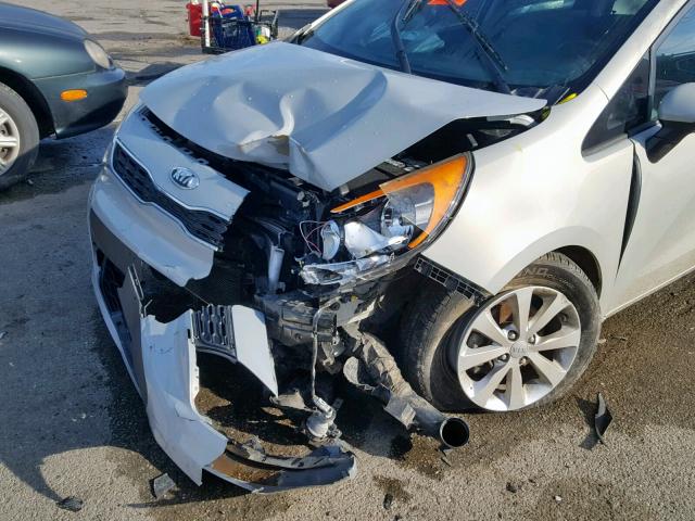 KNADN5A30C6013791 - 2012 KIA RIO EX SILVER photo 9