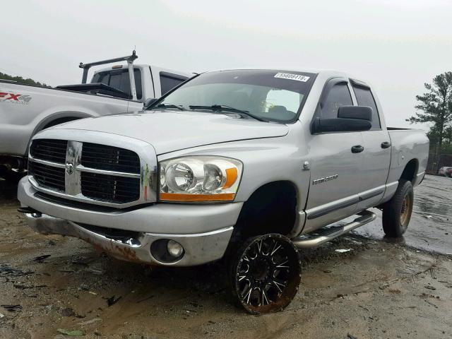 3D7KS28C56G268761 - 2006 DODGE RAM 2500 S SILVER photo 2