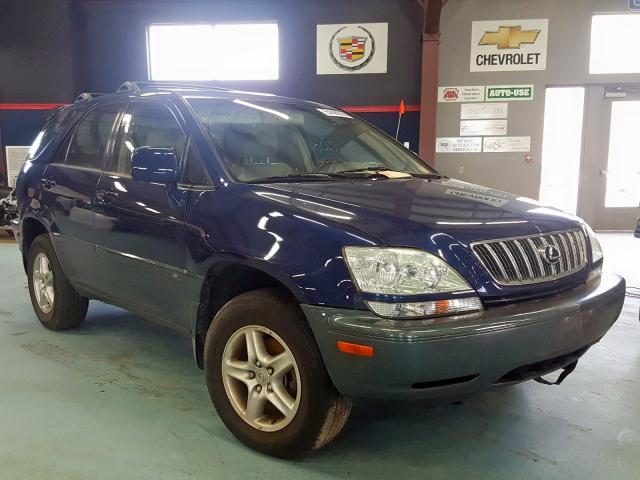 JTJHF10U830297479 - 2003 LEXUS RX 300 BLUE photo 1