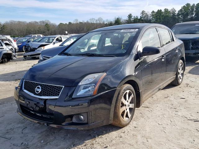 3N1AB6AP3CL723140 - 2012 NISSAN SENTRA 2.0 BLACK photo 2