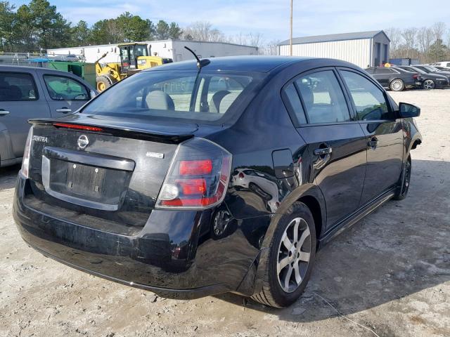 3N1AB6AP3CL723140 - 2012 NISSAN SENTRA 2.0 BLACK photo 4