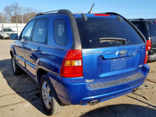 KNDJE723967255798 - 2006 KIA NEW SPORTA BLUE photo 3