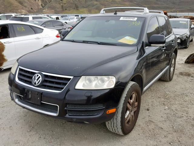 WVGEM77L84D071671 - 2004 VOLKSWAGEN TOUAREG 4. BLACK photo 2