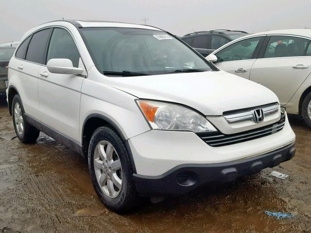 5J6RE48768L015124 - 2008 HONDA CR-V EXL WHITE photo 1