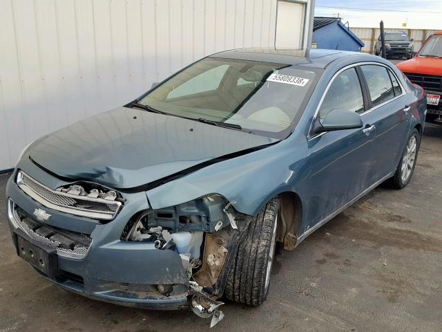 1G1ZK57719F216685 - 2009 CHEVROLET MALIBU LTZ GREEN photo 2