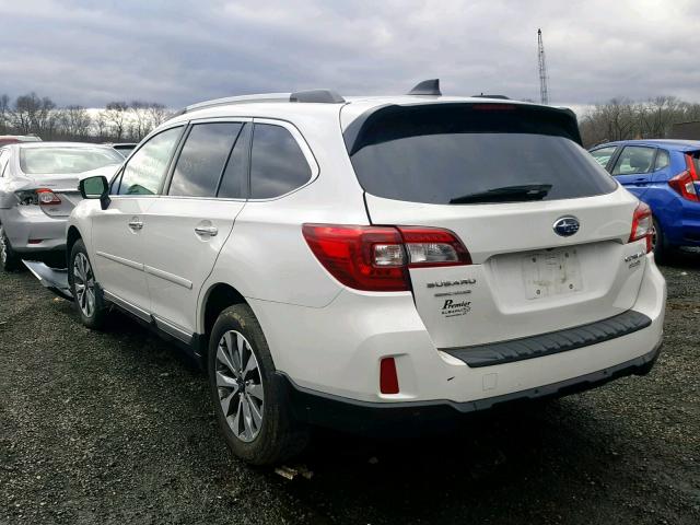 4S4BSATC2H3273591 - 2017 SUBARU OUTBACK TO WHITE photo 3