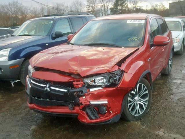 JA4AP3AU1JZ014922 - 2018 MITSUBISHI OUTLANDER RED photo 2