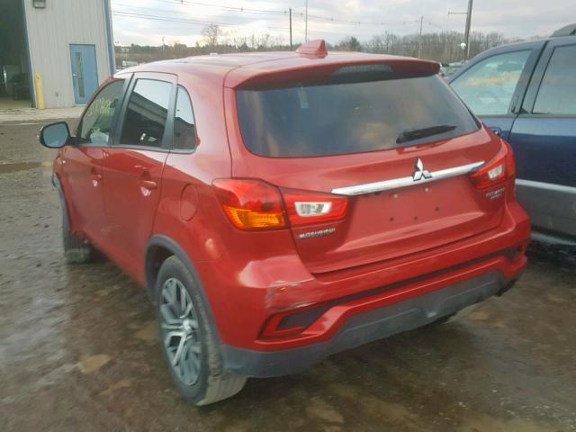 JA4AP3AU1JZ014922 - 2018 MITSUBISHI OUTLANDER RED photo 3