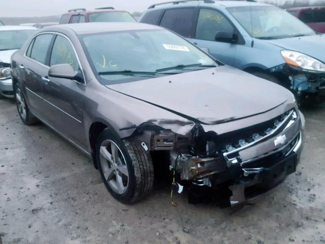 1G1ZC5E09CF284761 - 2012 CHEVROLET MALIBU 1LT BROWN photo 1