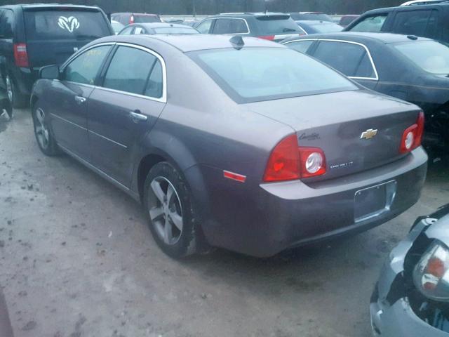 1G1ZC5E09CF284761 - 2012 CHEVROLET MALIBU 1LT BROWN photo 3