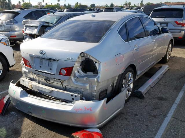 JNKAY01EX6M103434 - 2006 INFINITI M35 BASE SILVER photo 4