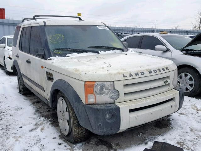 SALAG25438A458251 - 2008 LAND ROVER LR3 HSE WHITE photo 1