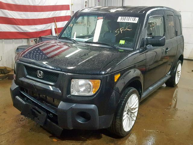 5J6YH28766L000689 - 2006 HONDA ELEMENT EX BLACK photo 2