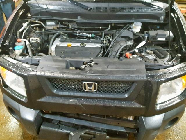 5J6YH28766L000689 - 2006 HONDA ELEMENT EX BLACK photo 7