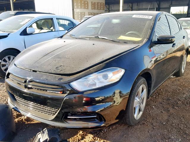 1C3CDFAA3DD175583 - 2013 DODGE DART SE BLACK photo 2