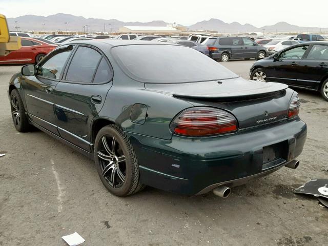 1G2WR5214XF316905 - 1999 PONTIAC GRAND PRIX GREEN photo 3