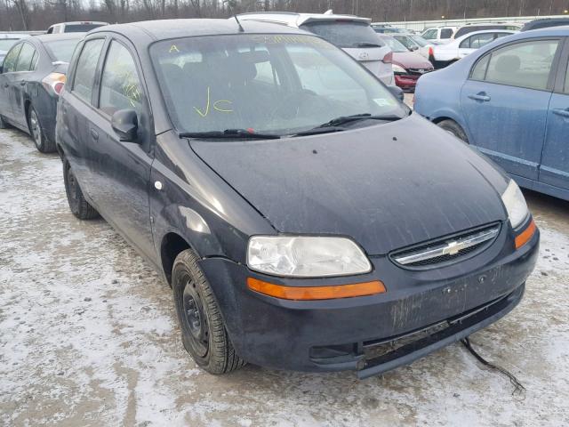 KL1TD66698B116806 - 2008 CHEVROLET AVEO BASE Қара фото 1