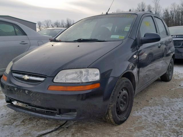 KL1TD66698B116806 - 2008 CHEVROLET AVEO BASE Қара фото 2