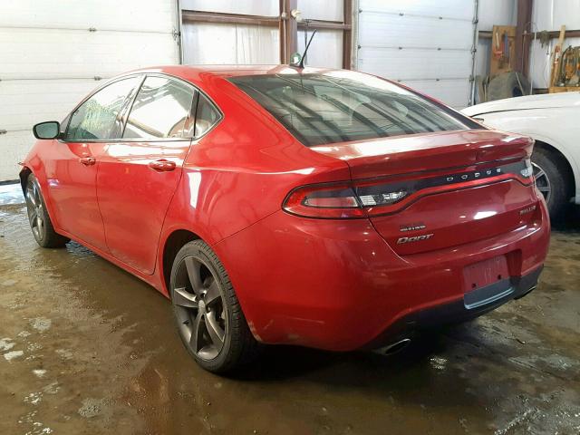 1C3CDFBA3DD308910 - 2013 DODGE DART SXT RED photo 3