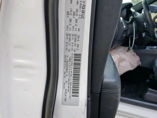 1C4RDHDG8FC880423 - 2015 DODGE DURANGO LI WHITE photo 10