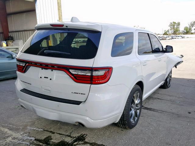 1C4RDHDG8FC880423 - 2015 DODGE DURANGO LI WHITE photo 4