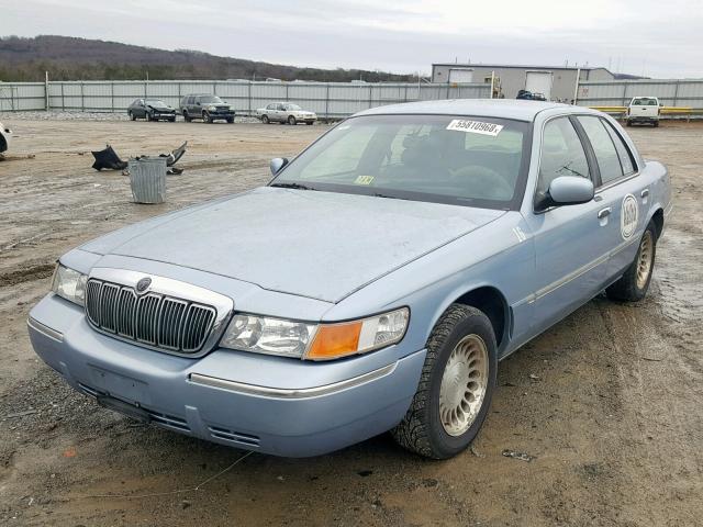 2MEFM75W9YX679427 - 2000 MERCURY GRAND MARQ BLUE photo 2