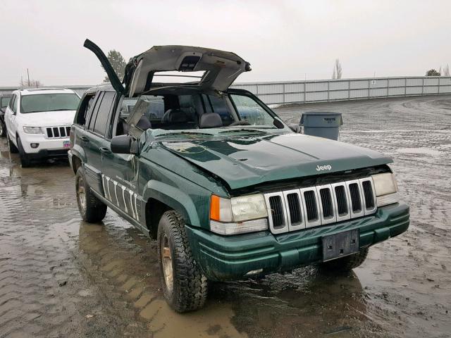 1J4GZ48S8WC352178 - 1998 JEEP GRAND CHER GREEN photo 1