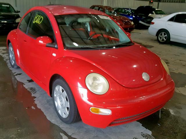 3VWBB21C72M441502 - 2002 VOLKSWAGEN NEW BEETLE RED photo 1