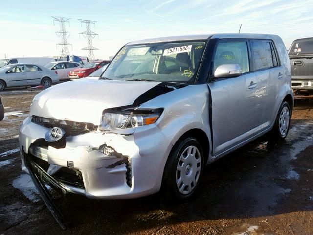 JTLZE4FE3FJ079934 - 2015 TOYOTA SCION XB 银色 照片 2