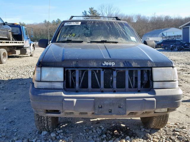 1J4GZ58S1VC623067 - 1997 JEEP GRAND CHER BLACK photo 9